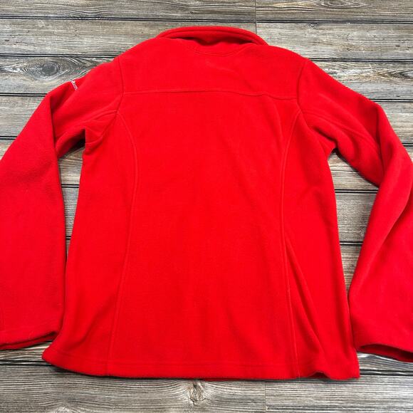 Nebraska Huskers Columbia Fleece Zipper Jacket Medium - Picture 7 of 8